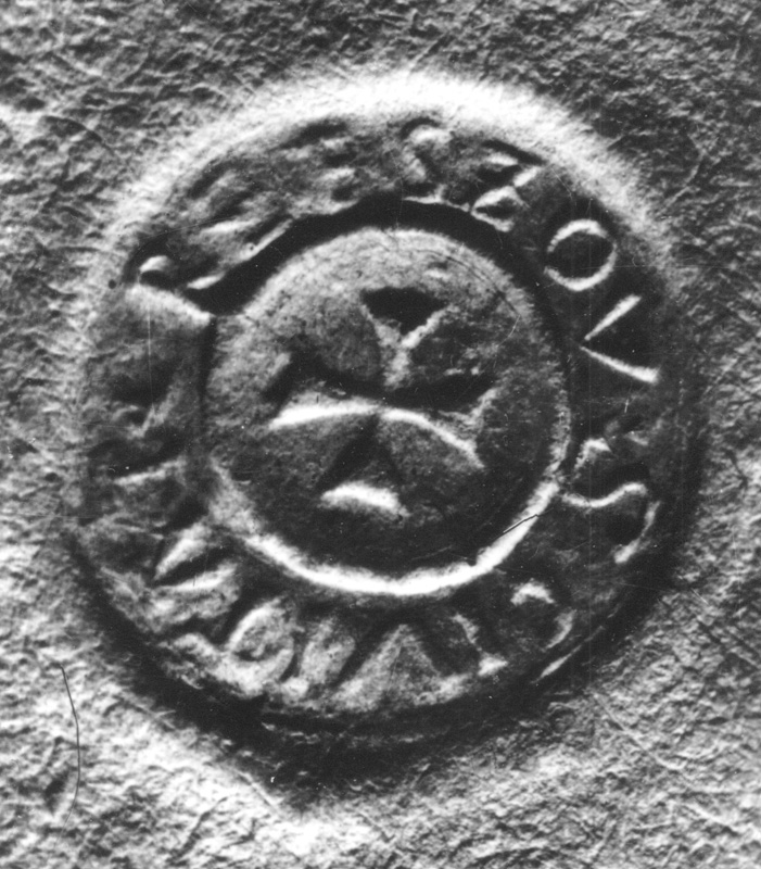 Odbitka najstarszej pieczęci rzeszowskiej (XV w.)